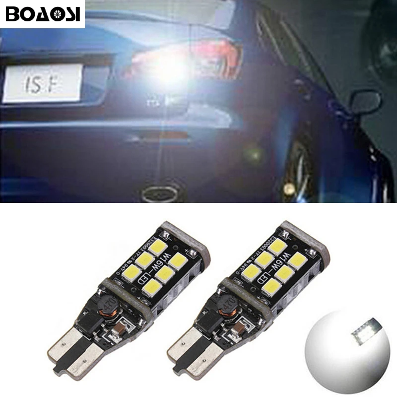 BOAOSI 2x безошибосветодиодный T15 автомобисветодиодный светодиодные фонари заднего