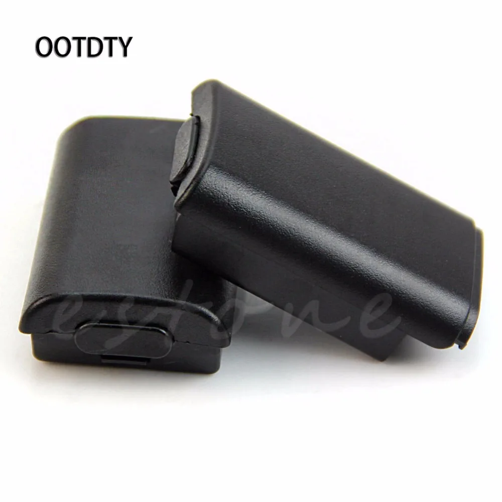 

OOTDTY Games Accessories Case 2Pc AA Battery Back Cover Case Shell Pack For Xbox 360 Wireless Controller