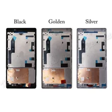 For Sony Xperia T2 Ultra Housing Cover Bezel Middle Mid Frame Faceplate Xperiat2 Replacement Parts Part Repair Free Shipping