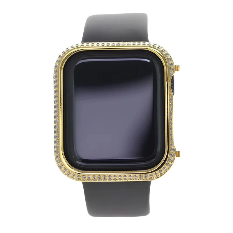 Для Apple Watch Series 4 iWatch Роскошный чехол для часов ручной работы с кристалалми и стразами в виде ракушки Защитная крышка для Apple Watch Series 1 2 3