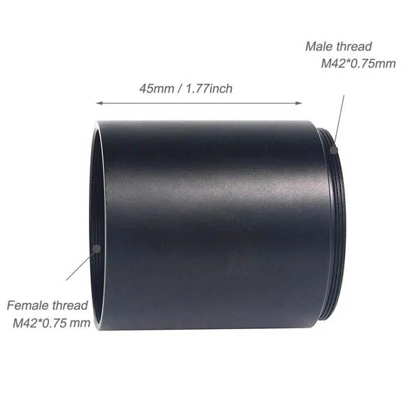 Extension Tube 45mm M42x0.75 on Both Sides  (2)