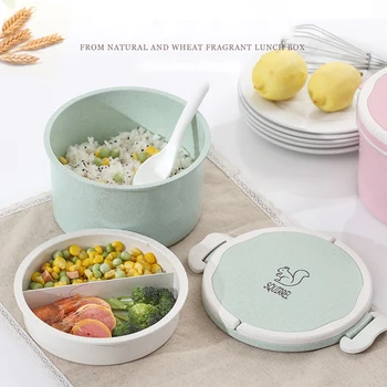 

1L Japanese Thermal Lunch Box Leak-Proof Divided design large capacity Bento Box Kids Portable Picnic School Food Container Box