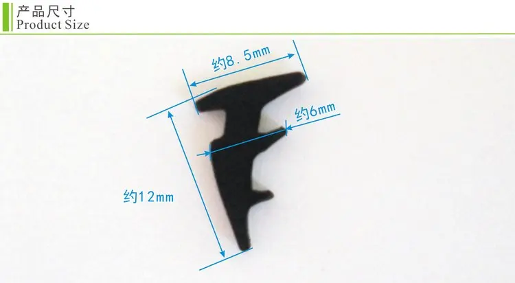 janelas da liga de selos portas de vidro do borracha da tiras do vento