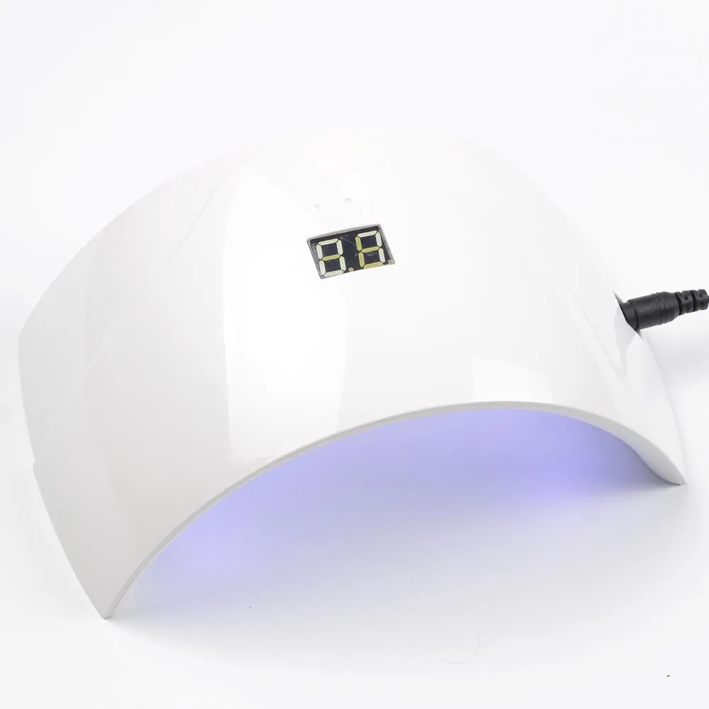 

nail dryer SUN 9c 24W UV LED Nail Lamp polish Dryer GelNail Polish Curing Light with Bottom 30s/60s Timer LCD display