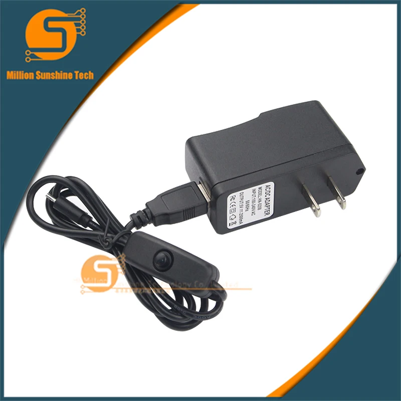 

5V 2.5A Raspberry Pi 3 Model B Power Supply Adapter Charger Micro Charging EU/UK/US Plug Power Charging for Raspberry Pi 3