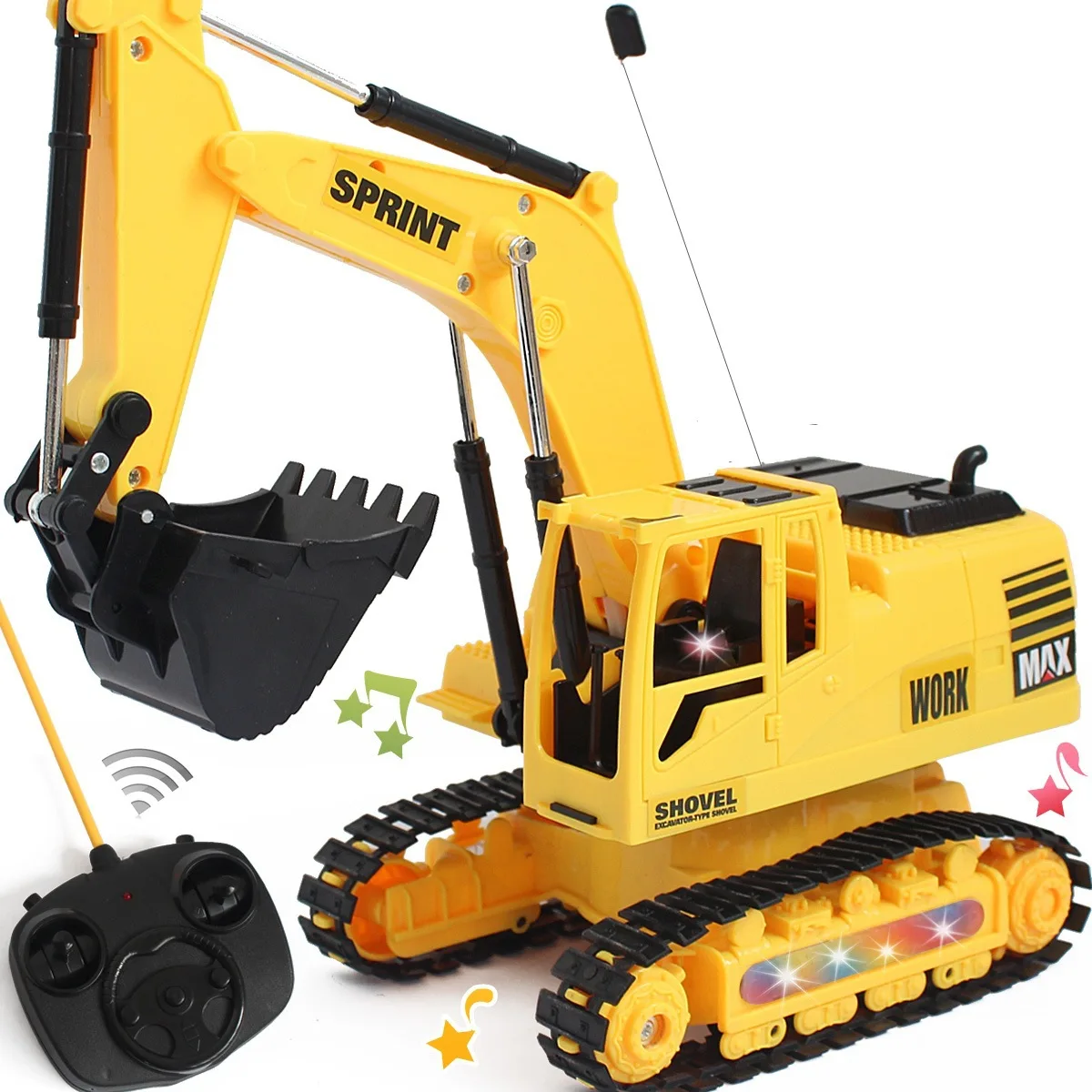 Rc Excavator Set 4wd Remote Control Toys Boy Nitro Rc Hydraulic Bulldozer 2.4ghz Rc Car Toy Trucks Radio Control Educational Toy