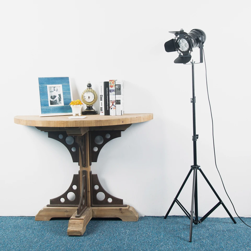 Industrial Bar Creative Studio Retro Tripod Black Floor Lamp 7N2A6951