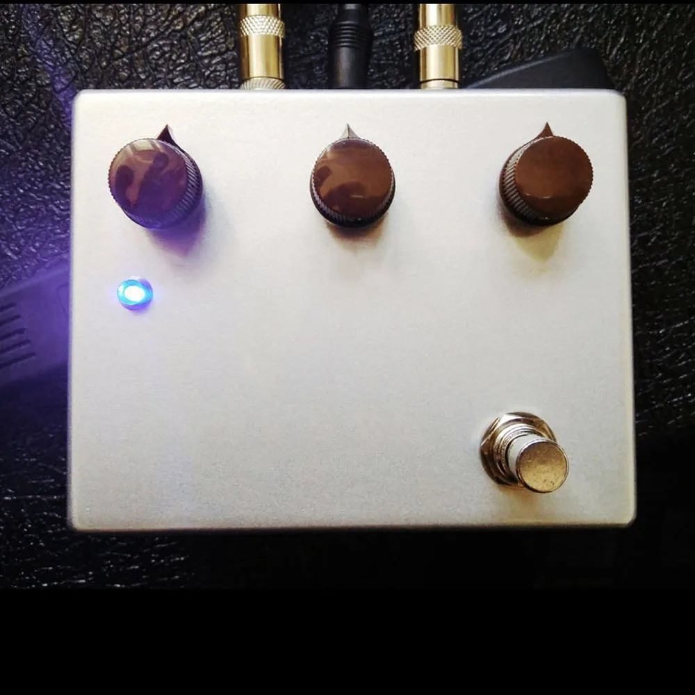 

DIY Blank Aluminum Alloy Hand Made Silver Klon-Centaur Effect Guitar OVERDRIVE Pedal
