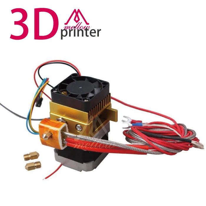 Последнее обновление 0,4 мм сопло 1,75 мм MK8 печатающая головка экструдер hotend комплект для 3d принтера аксессуар