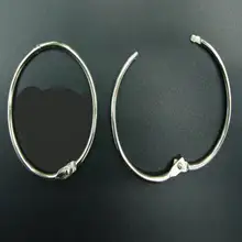 DHL 500 шт./лот 50 мм книга Хооп связывания Кольца Биндер обручи вкладыша кольцо записки альбом diy брелок