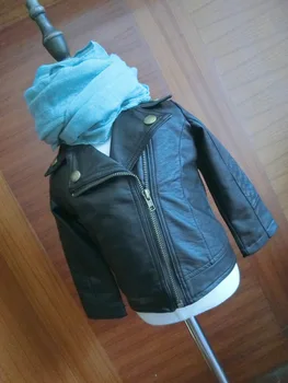 New Fashion Leather Jacket For Baby Boy And Girl 3