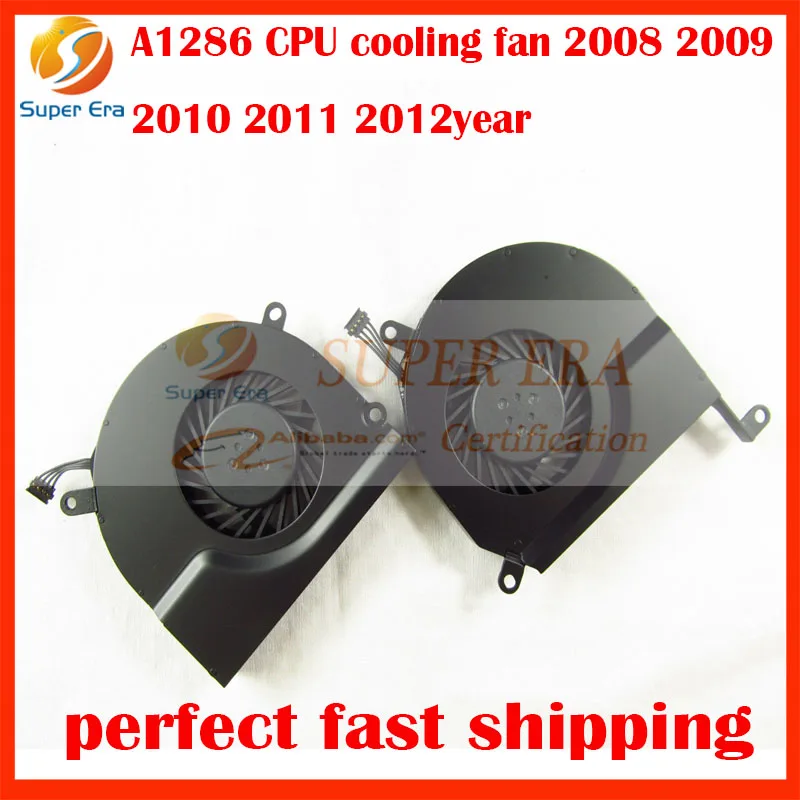 

10sets/lot CPU system cooler fan for macbook pro 15.4'' A1286 cpu cooling fan cooler 2008 2009 2010 2011 2012year