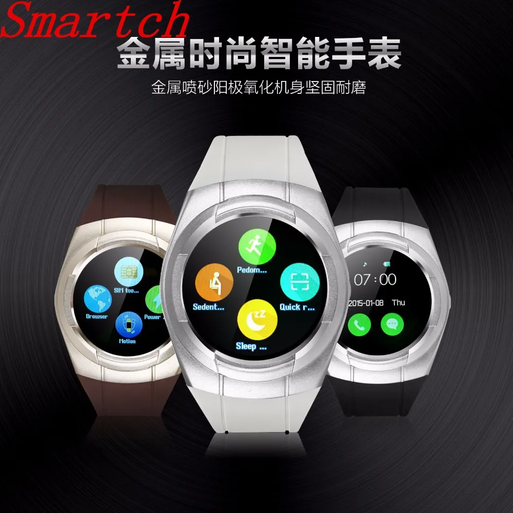 2018 new smart watch round support nano sim