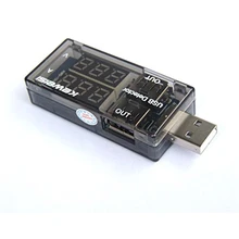 Лидер продаж детектор USB ток Напряжение 3 V-8 V тестер двухрядные шоу новая#273588