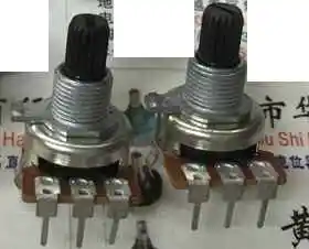 

5pcs/lot Shengwei 161 vertical single potentiometer B50K handle with thread length 15MM flowers