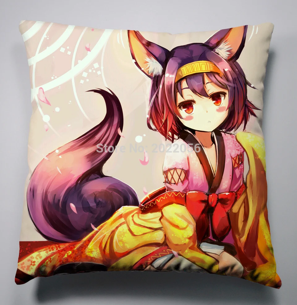 

Anime Manga NO GAME NO LIFE The Game Of Life Pillow 40x40cm Pillow Case Cover Seat Bedding Cushion 002