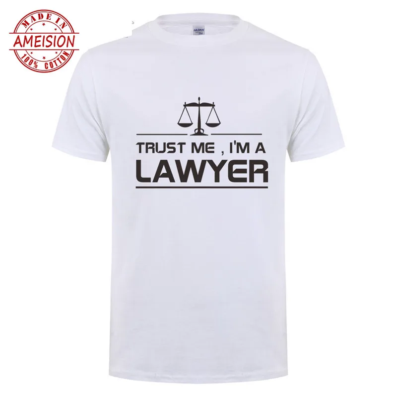 Новый летний Стиль Trust Me I'm A laurce футболки мужские с коротким рукавом хлопковые