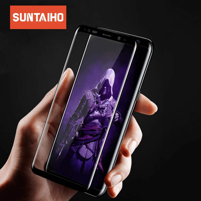 Full Coverage Screen Protector For Samsung S9 S8 S8 Plus Suntaiho 3D Curved Tempred Glass Protective Flim for Galaxy Note 8 9 Full Coverage Screen Protector For Samsung S9 S8 S8 Plus Suntaiho 3D Curved Tempred Glass Protective Flim for Galaxy Note 8 9