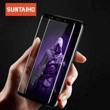 Full Coverage Screen Protector For Samsung S9 S8 S8 Plus Suntaiho 3D Curved Tempred Glass Protective Flim for Galaxy Note 8 9 Full Coverage Screen Protector For Samsung S9 S8 S8 Plus Suntaiho 3D Curved Tempred Glass Protective Flim for Galaxy Note 8 9