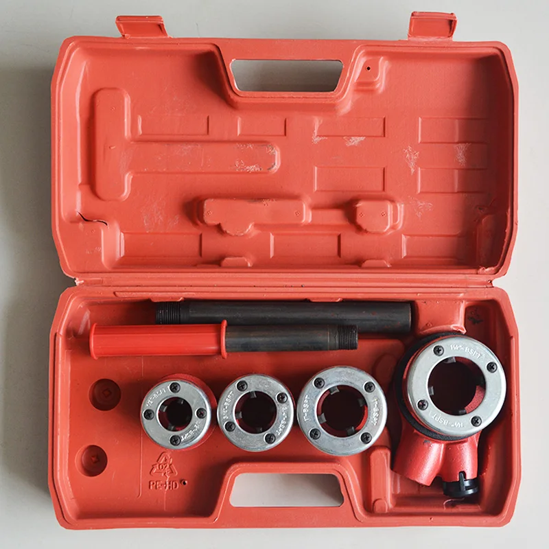 Pipe Threader Manual Pipe Threading Tool 1/2'' & 3/4" & 1" & 1 1/4" 4