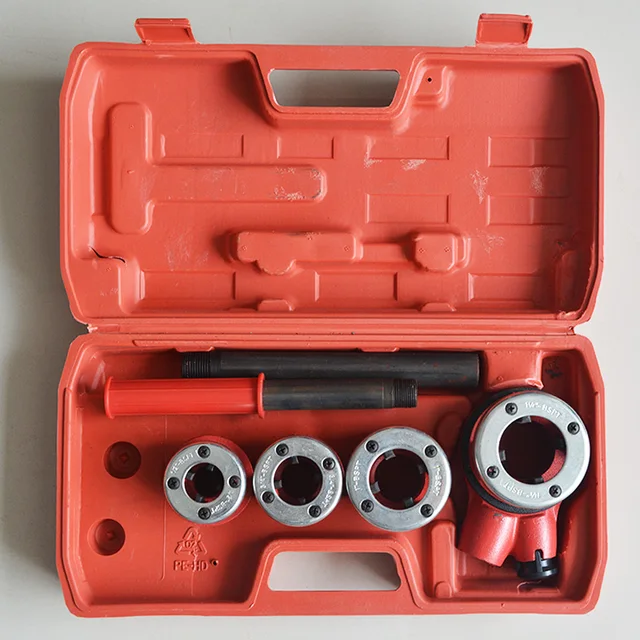 Pipe Threader Manual Pipe Threading Tool 1/2'' & 3/4" & 1" & 1 1/4" 4