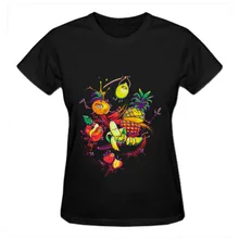 RTTMALL Punk Rock T Shirts Short Sleeve Cotton Fruit Salad Womens Apparel Geek T-shirts Newest Casual Summer Woman t shirts Sale