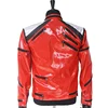 Classic  Red Zipper Michael Jackson MJ Beat It Casual Tailor Made America Fashion Style Jacket Outwear Imitation 6