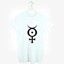 Metal Music Marilyn Manson Print White Short Sleeve Tshirt Women Tshirt Harajuku Tshirt TShirts Streetwear Rock Punk Heavy Metal