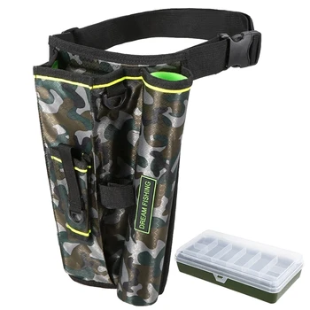 

2 In 1 Portable Fishing Bag Tackle Box Folding Fishing Storage Carry Bag