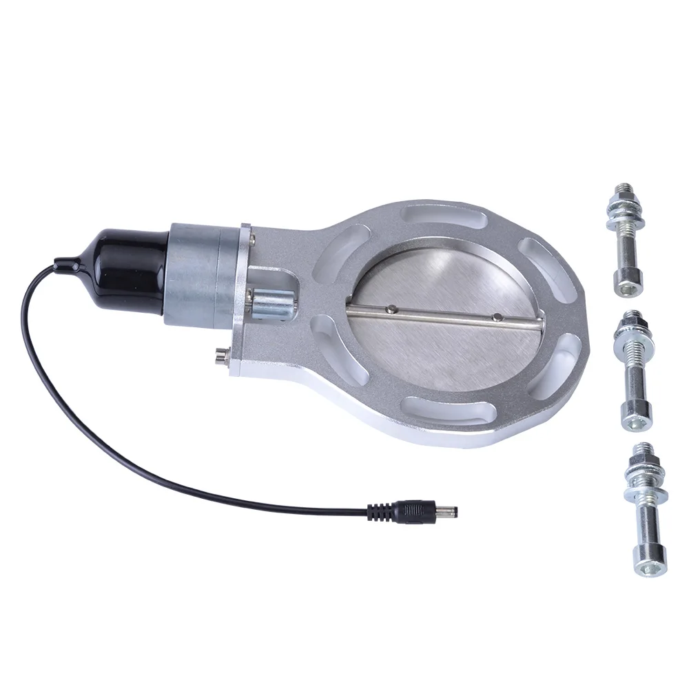 

4.0 Inch Stainless Steel Headers Electric Exhaust CutOut Valve Cut Out Kit Exhaust Catback Downpipe Header Adjustable Header