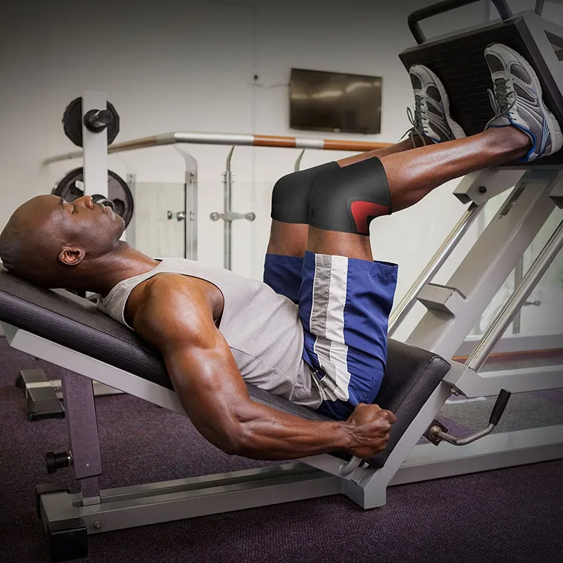 joelheira de neoprene para compressões, corrida e academia