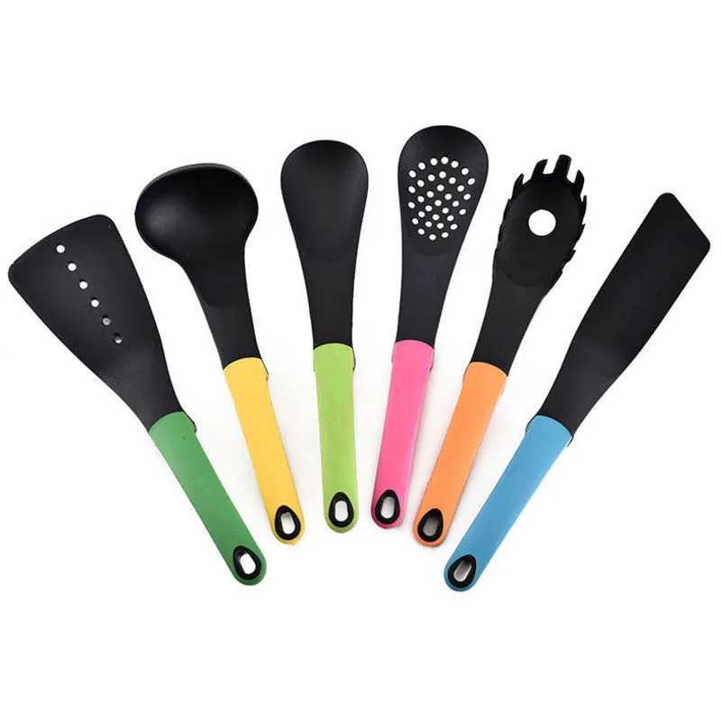 High quality 6pcs Kitchen Utensils Set Heat Resistant Cooking Tools Cookware for you good helper in kitchen