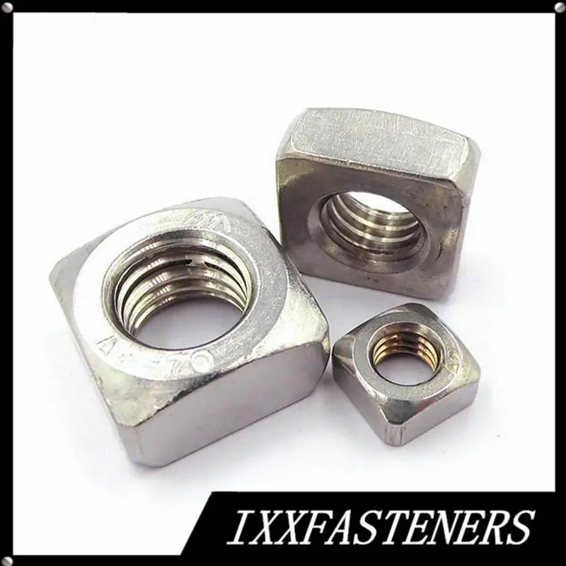 NUTW-11364 304/201/316 Stainless Steel M3 M4 M5 M6 M8 M10 Bevel Block Square Quadrangle Galvanized Pressed Nut HW052 Size: M4 80pcs 201 NUTW-11364 304/201/316 Stainless Steel M3 M4 M5 M6 M8 M10 Bevel Block Square Quadrangle Galvanized Pressed Nut HW052 Size: M4 80pcs 201