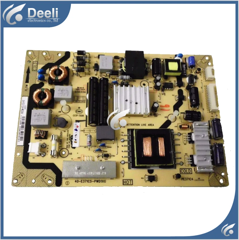 original USED for power board for TCL L42E5300D 40-E371C6-PWG1XG board for tcl l40f3200b article lamp 40 down lj64 03029a lta400hm13 screen 1piece 60led 455mm 2pieces lot