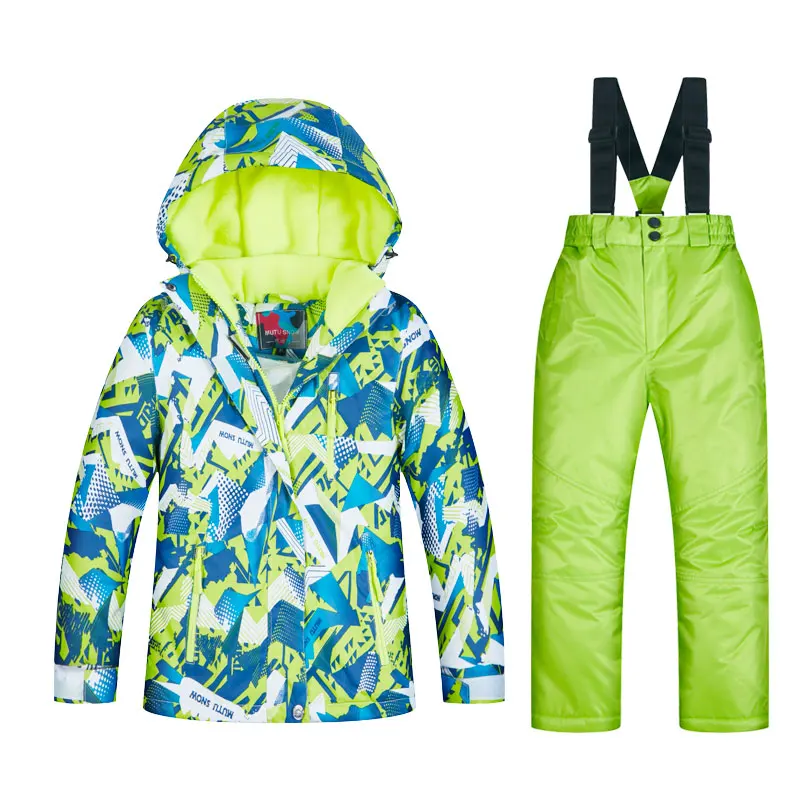 

Waterproof Ski Suits Super Warm 2019 Winter Kids Jacket And Pant Skiing And Snowboarding Clothes Snow Jacket For Boys Brands