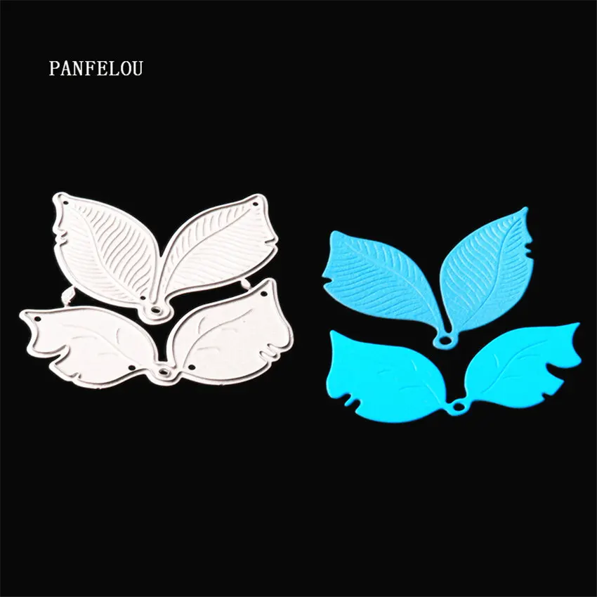 

PANFELOU Easter The leaves of wings Scrapbooking DIY album cards paper die metal craft stencils punch cuts dies cutting