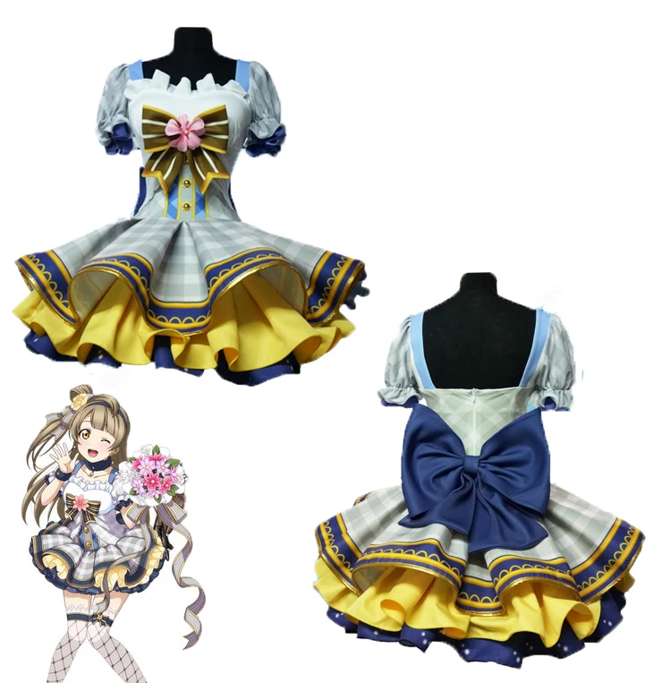 Аниме Love Live! Карнавальные костюмы букет цветов Arousa Kousaka Honoka Minami Kotori Ayase Eli Yuzawa Nico