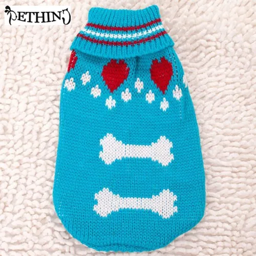 Small dog sweater knit sweater for pets Comfortable pet dog sweater