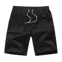 Плюс размер военные мужские карго шорты Уличная твердые мужские короткие штаны мужские повседневные мужские шорты на шнурке летние шорты мужские