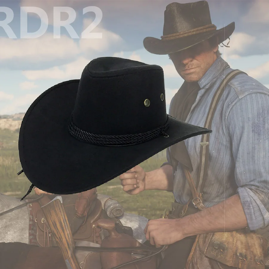 RedDeadRedemption 2 Caps Hats RDR2 Children Cosplay Cartoon Hat Arthur Morgan Cowboy Hat