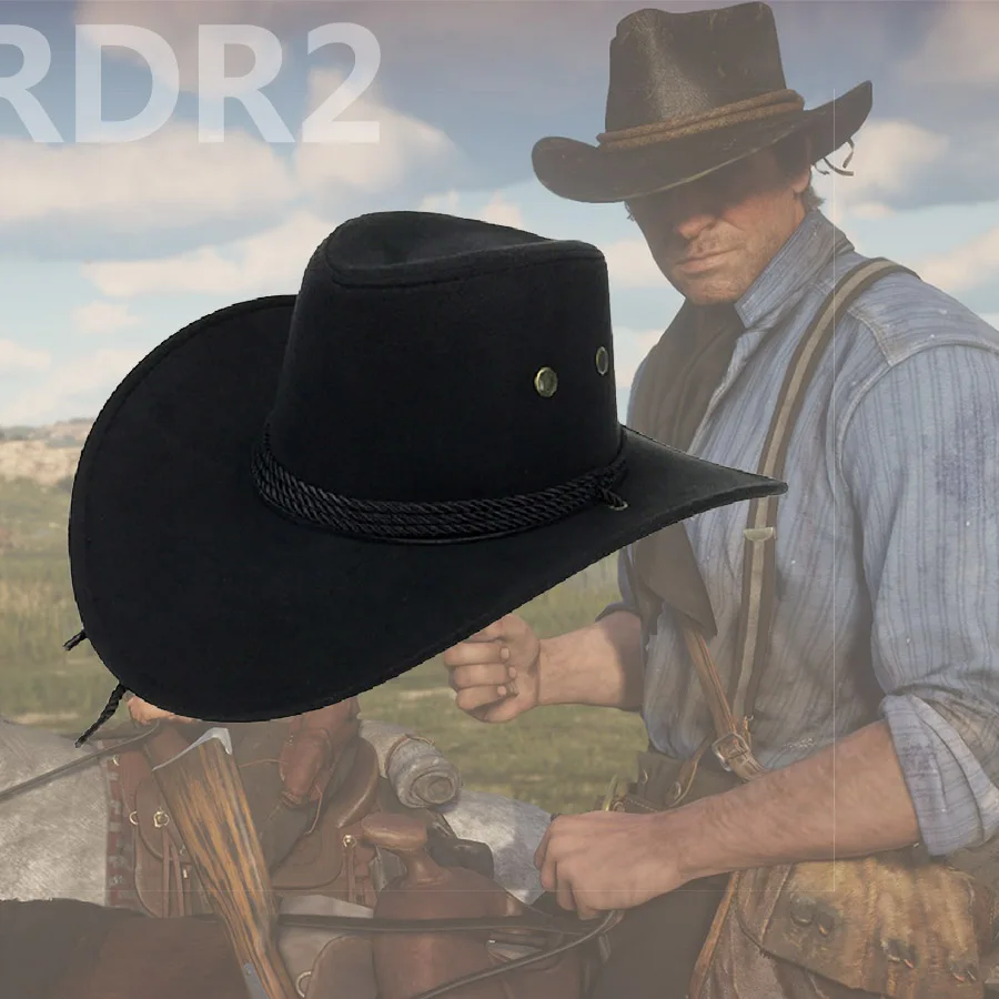 Reddeadredemption 2キャップ帽子rdr2子供コスプレ漫画帽子アーサーモルガンカウボーイ帽子 カートゥーンハット Aliexpress