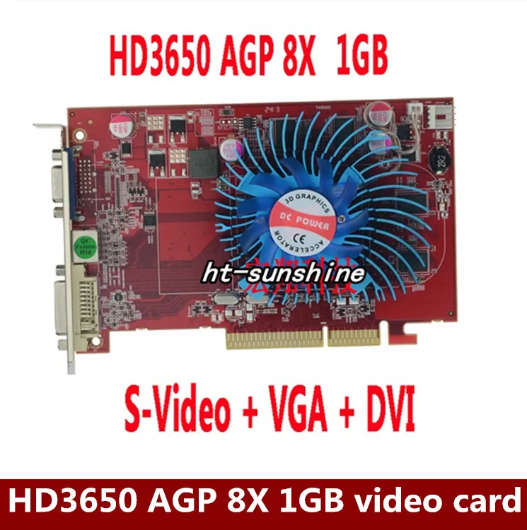 Emulation Yes let's do it Wysokiej jakości ATI HD3650 AGP 1 GB DDR2 AGP 8x karta graficzna wideo z  wysyłką|Karty graficzne i telewizyjne| - AliExpress