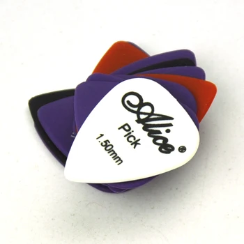 

Lots of 100pcs Alice 1.5mm Heavy Matte Nylon Guitar Picks Assorted Colors AP-F