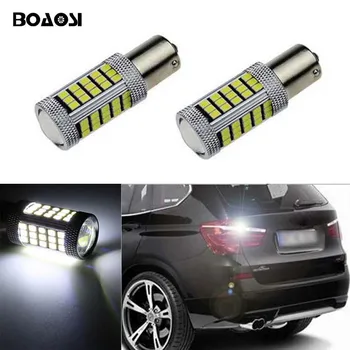 

BOAOSI 2x 1156 BA15S P21W LED Bulb 2835 SMD Car Back Up Reverse Lights For BMW E30 E36 E46 F30