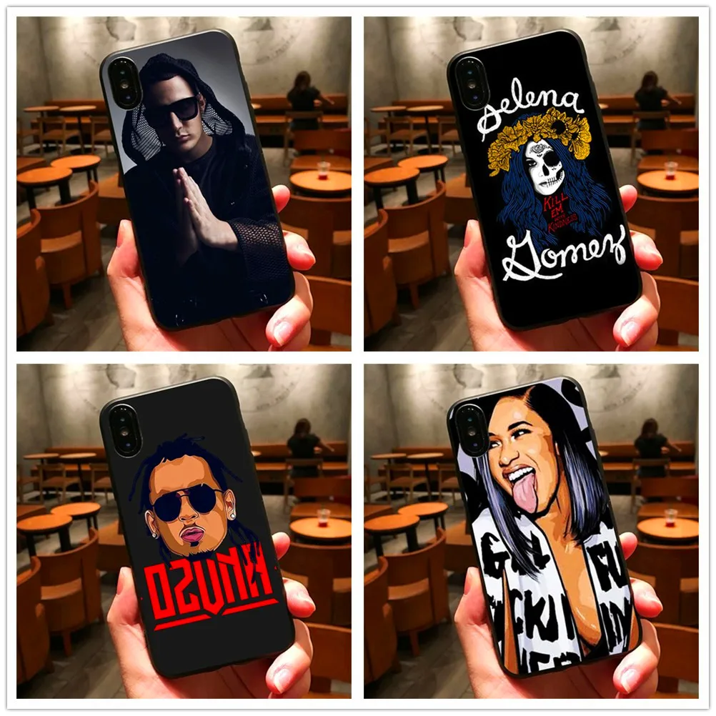 Новые мягкие чехлы для телефонов song Taki ft Selena Gomez Ozuna Cardi B DJ со змеиным рисунком iphone 8