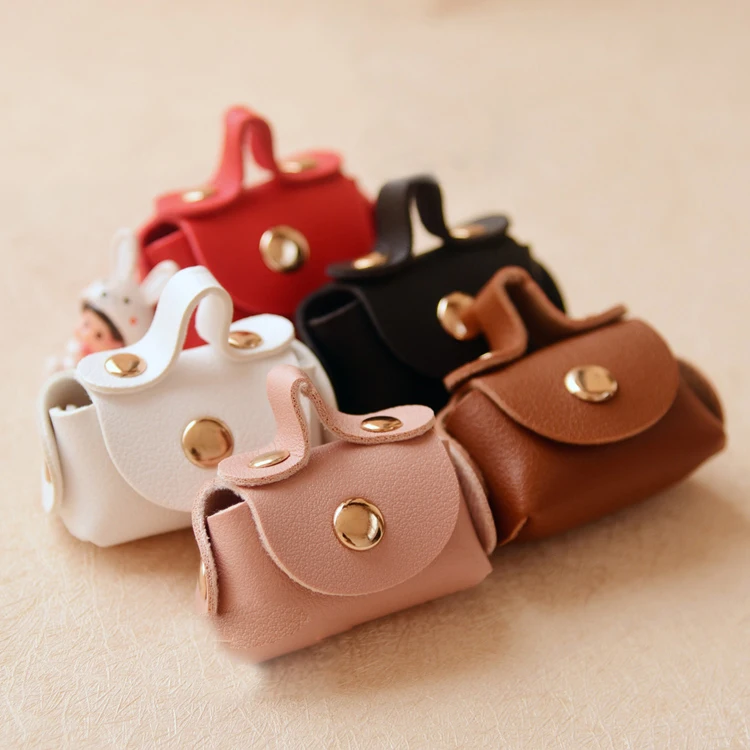 

B279 Blyth Doll clothes gift 1/6 dolls Accessories handmade Women's leather bag cosmetic bag 1pcs