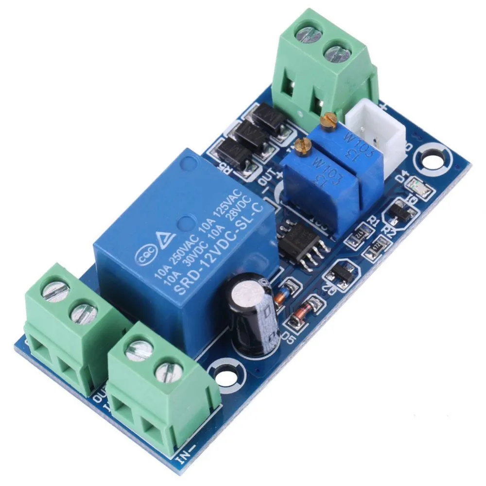 

1 Pcs 12V Storage Battery Protection Board Undervoltage Automatically Turn On/Off Controller Module Under-voltage Switch Module