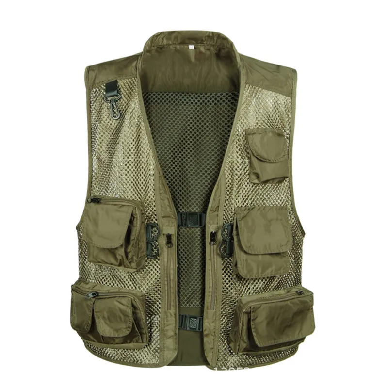 Tactical Vest M XXXL Men Breathable Hunting Jacket Camo Fishing Vest