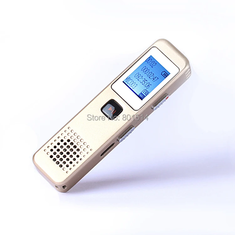 Ультра мини ЖК-дисплей дисплей музыка MP3 плеер 16 ГБ USB флэш-диск Перезаряжаемые цифровой Аудио Диктофон Регистраторы диктофон реального звука динамик