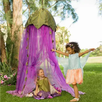 

Stunning DREAMMA Round Bed Canopy Mosquito Net Princess Bedroom Décor Mesh